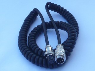 6-polige microfoon verlengkabel