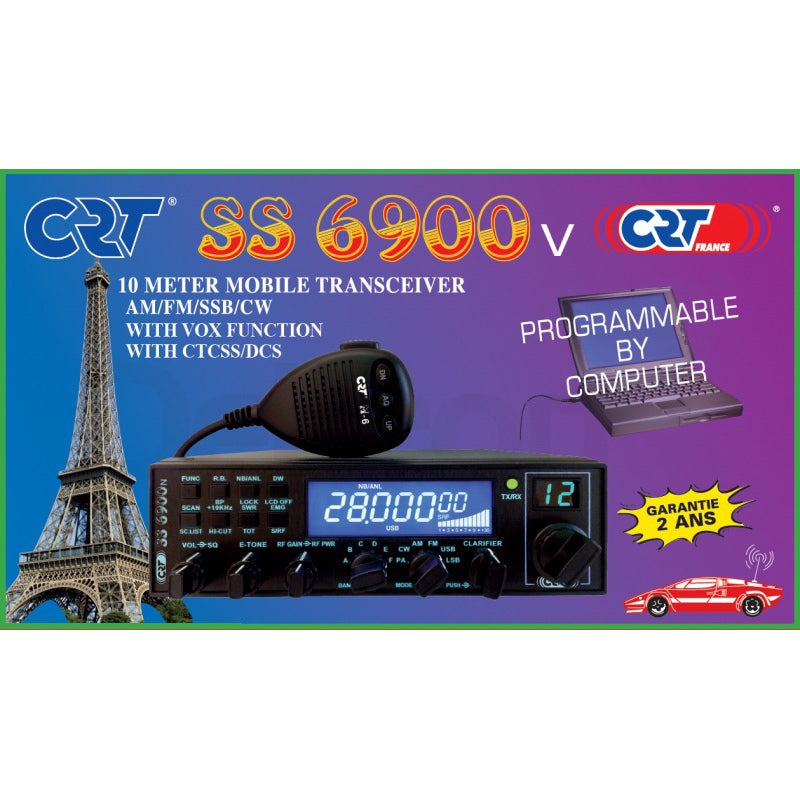 CRT SS6900 export VOX V8 COMPACT BLUE NRC