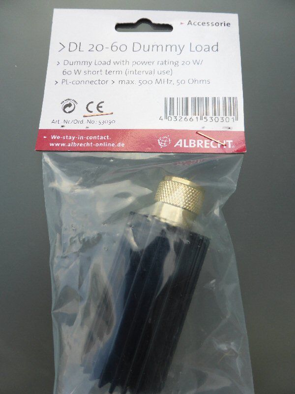 Albrecht DL20-60 dummyload 20 - 60 watt